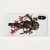 Coques Case-Mate iPhone Aquaman | Black Manta Scattered Typography Graphic (Dos (Horizontal))