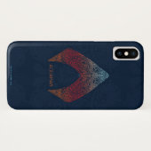 Coques Case-Mate iPhone Aquaman | Logo de Paisley Aquaman (Dos (Horizontal))