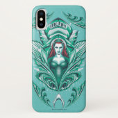 Coques Case-Mate iPhone Aquaman | Ornate Mera Graphic (Dos)