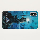 Coques Case-Mate iPhone Aquaman | Prince Orin avec animaux aquatiques (Dos (Horizontal))