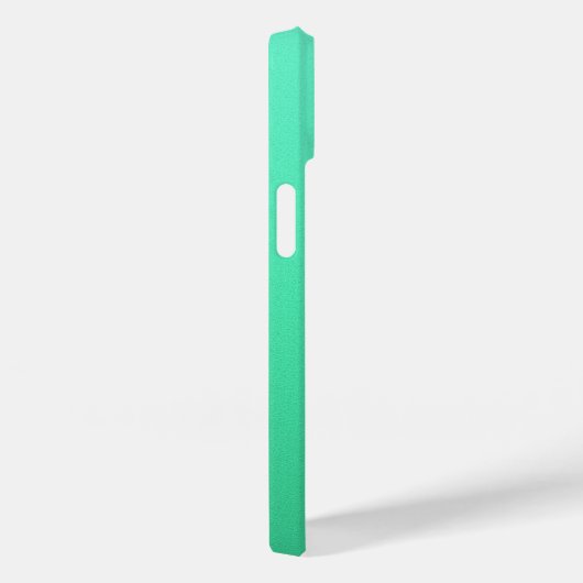 Coques Case-Mate iPhone Aquamarine Blanc Élégant Calligraphie Nom du scrip (Verso / Droite)