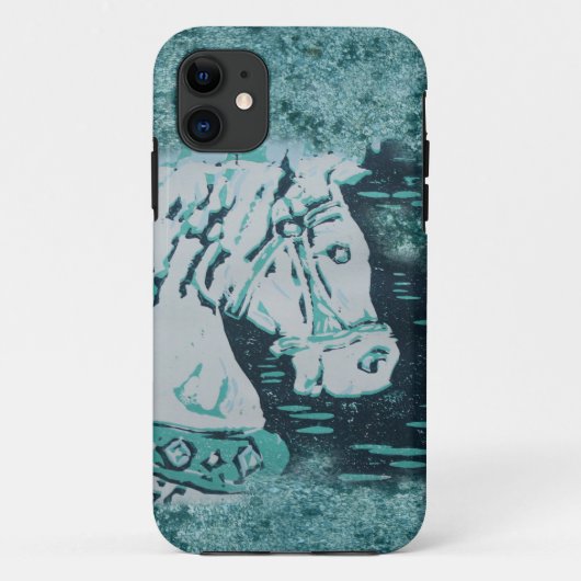 Coques Case-Mate iPhone Aquamarine du carrousel (Dos)