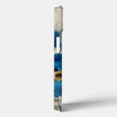 Coques Case-Mate iPhone Aquamarine Floral (Verso / Droite)