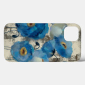 Coques Case-Mate iPhone Aquamarine Floral (Verso (horizontal))
