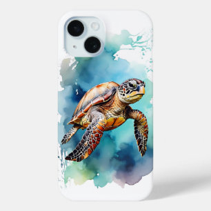 Coque Pour iPhone 15 Aquarelle