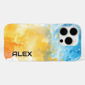 Coques Case-Mate iPhone Aquarelle Abstraite (Verso (horizontal))