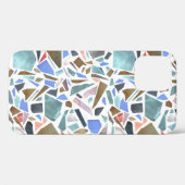 Coques Case-Mate iPhone Aquarelle Abstraite : arrière - plan blanc dessiné (Verso (horizontal))