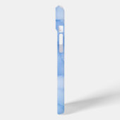 Coques Case-Mate iPhone Aquarelle Abstraite Bleu Clair (Verso / Gauche)
