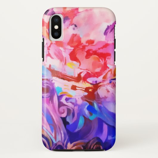 Coques Case-Mate iPhone Aquarelle Abstraite couleur brosse Art (Dos)
