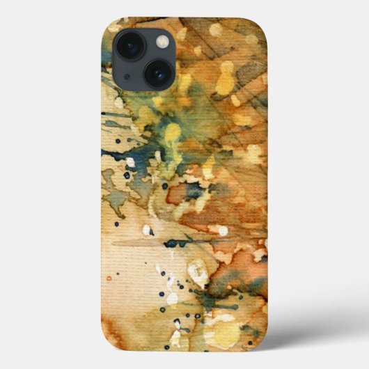 Coques Case-Mate iPhone Aquarelle Abstraite et arrière - plan ancien (Verso)