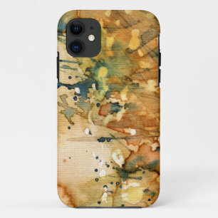 Coque Case-Mate Pour iPhone Aquarelle abstraite et vieil arrière - plan