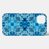 Coques Case-Mate iPhone Aquarelle Abstraite Floral Denim Blue (Verso (horizontal))