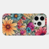 Coques Case-Mate iPhone Aquarelle Abstraite Floral - iPhone 15 Pro Coques (Verso (horizontal))