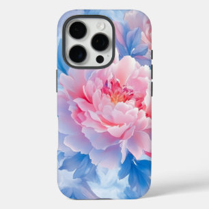 Coques iPhone 16 Pro Aquarelle Abstraite florissante Peony