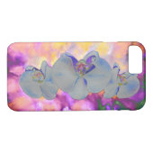 Coques Case-Mate iPhone Aquarelle Abstraite orchidées tropicales (Dos (Horizontal))