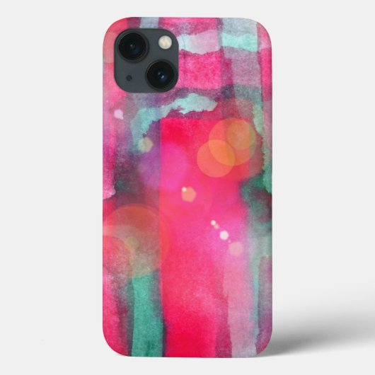 Coques Case-Mate iPhone Aquarelle abstraite peinte (Verso)