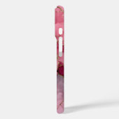 Coques Case-Mate iPhone Aquarelle Abstraite Rose et Or (Verso / Gauche)