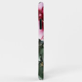 Coques Case-Mate iPhone Aquarelle Abstraite Sage vert brillant Rose (Dos/Droite)