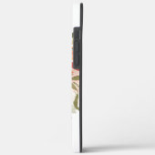 Coques Case-Mate iPhone Aquarelle Agrumes féministes Floral avec nom (Verso / Gauche)