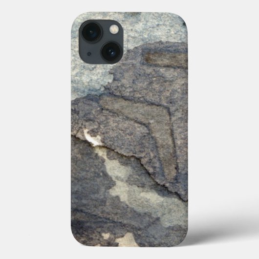 Coques Case-Mate iPhone aquarelle arrière - plan gris-bleu 2 (Verso)