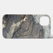 Coques Case-Mate iPhone aquarelle arrière - plan gris-bleu 2 (Verso (horizontal))