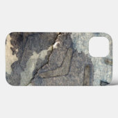 Coques Case-Mate iPhone aquarelle arrière - plan gris-bleu 2 (Verso (horizontal))