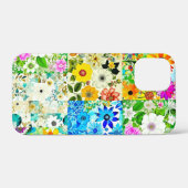 Coques Case-Mate iPhone Aquarelle Art Patchwork Floral Fleurs (Verso (horizontal))