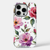 Coques Case-Mate iPhone Aquarelle artistique arrangement floral (Verso)