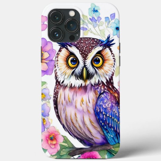 Coques Case-Mate iPhone Aquarelle artistique florale (Verso)