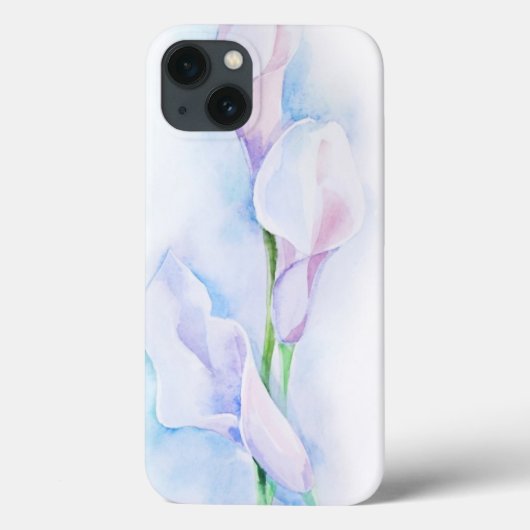 Coques Case-Mate iPhone aquarelle avec 3 callas (Verso)