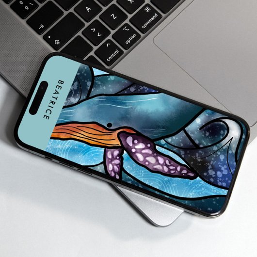 Coques Case-Mate iPhone Aquarelle Baleine tropicale