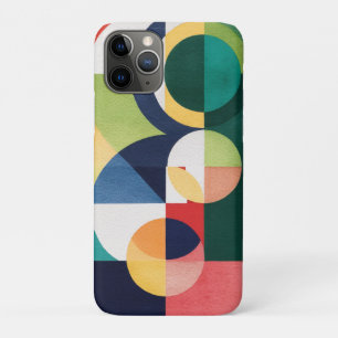 Case-Mate iPhone Case Aquarelle Bauhaus - Boîtier de téléphone vert géom