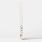 Coques Case-Mate iPhone Aquarelle blanche et Citrouille or (Verso / Droite)