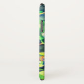 Coques Case-Mate iPhone Aquarelle bleu (Dos/Droite)