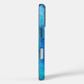 Coques Case-Mate iPhone Aquarelle bleu Abstrait (Verso / Droite)