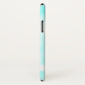 Coques Case-Mate iPhone aquarelle bleu rétro floral peint main (Dos/Droite)