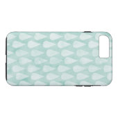 Coques Case-Mate iPhone Aquarelle bleu/Turquoise Motif Raindrops (Dos (Horizontal))
