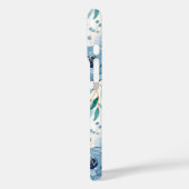 Coques Case-Mate iPhone Aquarelle bleu vert (Verso / Gauche)