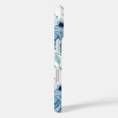 Coques Case-Mate iPhone Aquarelle bleu vert (Verso / Droite)