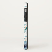 Coques Case-Mate iPhone Aquarelle bleu vert (Dos/Gauche)