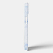 Coques Case-Mate iPhone Aquarelle Bleue Élégante (Verso / Droite)