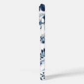 Coques Case-Mate iPhone Aquarelle bleue Floral (Verso / Gauche)