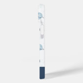 Coques Case-Mate iPhone Aquarelle Blue Space Planet Motif (Verso / Gauche)