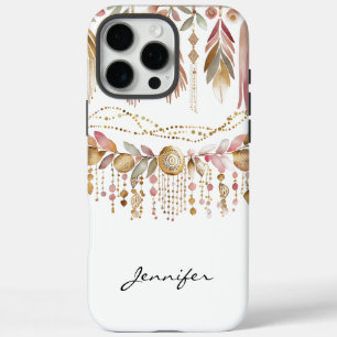 Coques iPhone 16 Pro Max Aquarelle Boho Bohemian Hippie Tribal iPhone