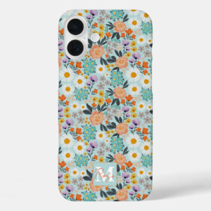 Coques iPhone 16 Plus Aquarelle Boho Floral