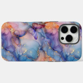 Coques Case-Mate iPhone Aquarelle Boho Marble Butterfly iPhone (Verso (horizontal))