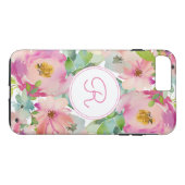 Coques Case-Mate iPhone Aquarelle Boho Pastel (Dos (Horizontal))
