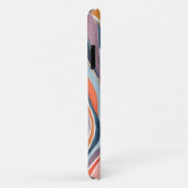 Coques Case-Mate iPhone Aquarelle botanique Art Abstrait Nom Téléphone (Dos/Droite)