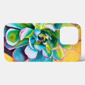 Coques Case-Mate iPhone Aquarelle botanique succulent (Verso (horizontal))
