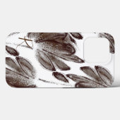 Coques Case-Mate iPhone Aquarelle Brown personnalisée (Verso (horizontal))
